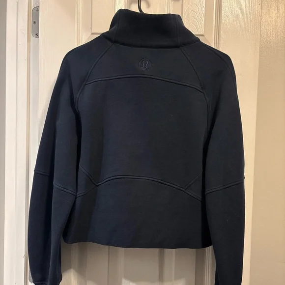 NWOT Lululemon Scuba Oversized Half-Zip Navy M/L - Picture 3 of 4